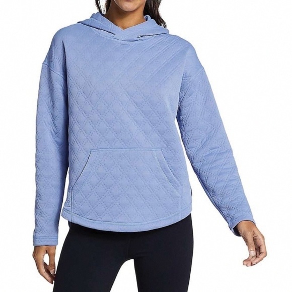 Eddie Bauer Women's Sky Blue Quilted Hoodie